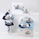 Πακέτο Βάπτισης Αρκουδάκι Αεροπλάνο