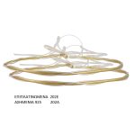 Στέφανα γάμου επιπλατινωμένα CrystaLine 5E