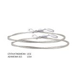 Στέφανα γάμου επιπλατινωμένα CrystaLine135Ε