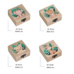 Μπομπονιέρα ξύλινο κουτί με εκτύπωση ζωάκια - Image 3