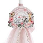 Σετ βάπτισης με θέμα Ουράνιο τόξο ζωάκια - 2401 - Image 3