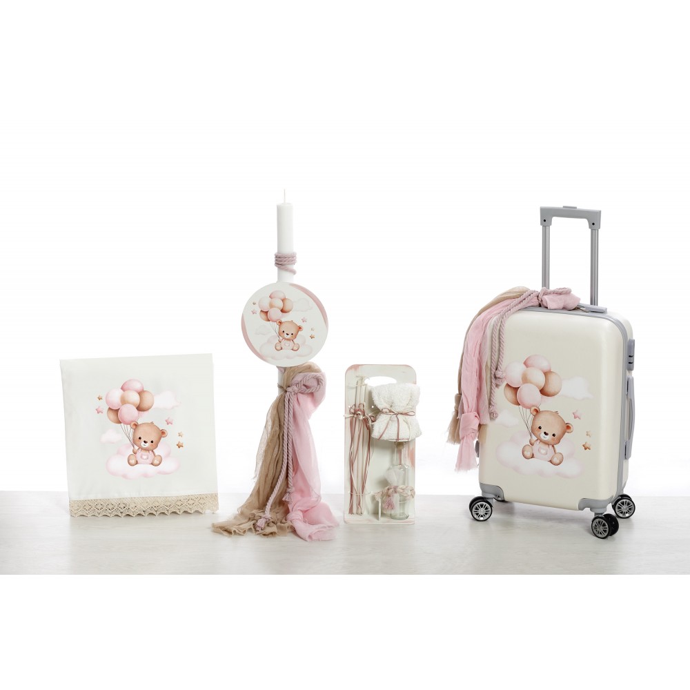 2435 Πακέτο βάπτισης Αρκουδάκι μπαλόνια - Image 1