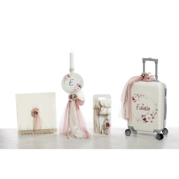 Σετ Bάπτισης Λουλούδια με Όνομα - 2451