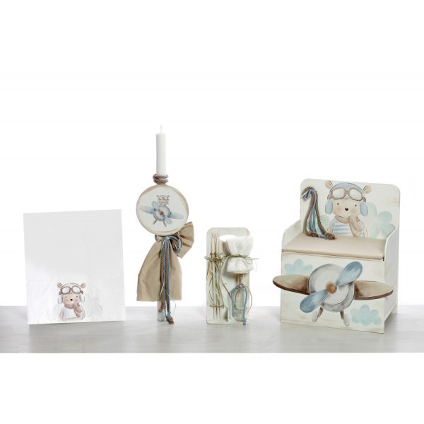 Πακέτο βάπτισης αρκουδάκι έλικας 2454