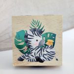 Μπομπονιέρα ξύλινο κουτί με εκτύπωση ζωάκια