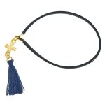 Μαρτυρικά βάπτισης δερμάτινο βραχιολάκι - Image 2