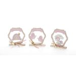 Μπομπονιέρα εξάγωνο σε βάση με θέμα της επιλογής σας - Image 3