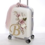 Σετ βάπτισης Λουλούδια Μονόγραμμα 2403 - Image 2