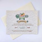 Προσκλητήριο Βάπτισης Ζωάκια – Κωδ. 504 - Image 2