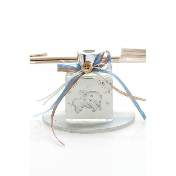 Αρωματικό χώρου σε ξύλινη βάση με θέμα ελεφαντάκι