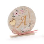 Ξύλινο καδράκι στρογγυλό με βάση με θέμα της επιλογής σας - Image 3