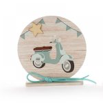 Ξύλινο καδράκι στρογγυλό με βάση με θέμα της επιλογής σας - Image 3