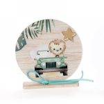 Ξύλινο καδράκι στρογγυλό με βάση με θέμα της επιλογής σας - Image 5