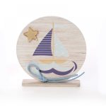 Ξύλινο καδράκι στρογγυλό με βάση με θέμα της επιλογής σας - Image 6