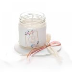 Αρωματικό κερί σε ξύλινη βάση