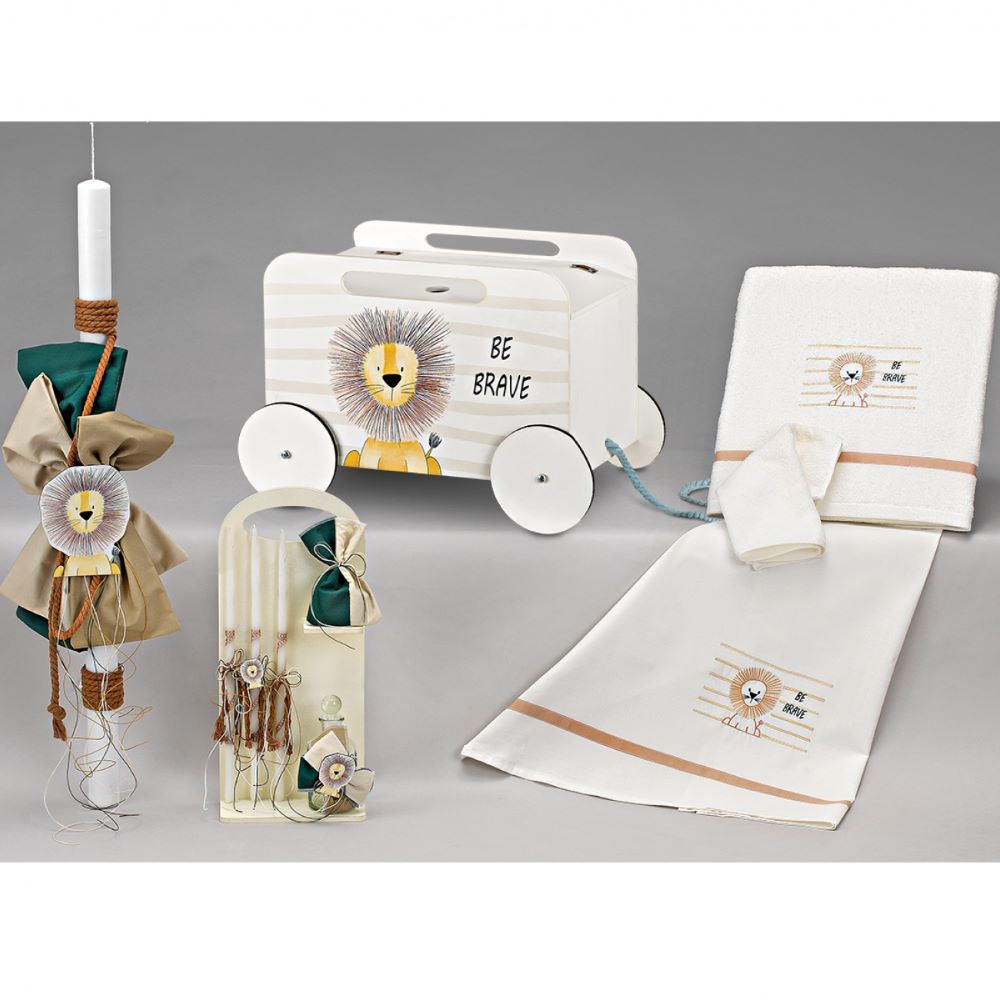 ΣΒ ΝΟ39 Πακέτο βάπτισης με θέμα λιοντάρι - Image 1