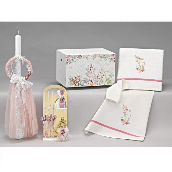 Πακέτο βάπτισης με θέμα ζωάκια του δάσους