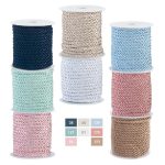 Μπομπονιέρα Πουγκί Υφασμάτινο Floral - Image 2