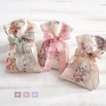 Μπομπονιέρα Πουγκί Υφασμάτινο Floral