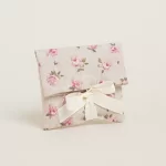 Πουγκί μίνι φλοράλ με κορδέλα