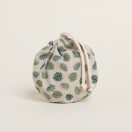 Μπομπονιέρα πουγκί οβάλ μικρά μονστέρα