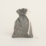 Μπομπονιέρα βάπτισης πουγκί κλαδιά