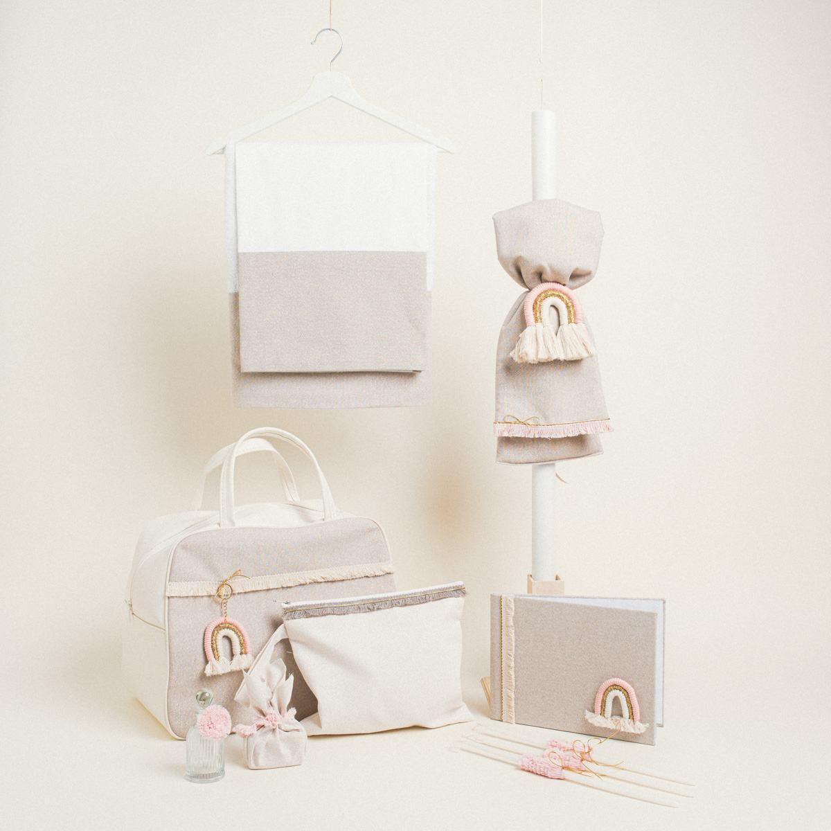 7.331925 ΣΕΤ ΒΑΠΤΙΣΗΣ ΡΟΖ ΟΥΡΑΝΙΟ ΤΟΞΟ - Image 1