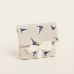 Πουγκί μίνι ιστιοφόρα με κορδέλα