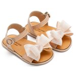 Babywalker Πέδιλο με Υφασμάτινο Φιόγκο BS3592 Nude