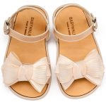 Babywalker Πέδιλο με Υφασμάτινο Φιόγκο BS3592 Nude - Image 2