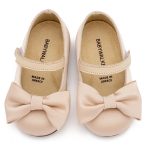 Babywalker Γοβάκι με Σατέν Φιόγκο BW4870 Μπεζ - Image 2