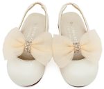 Babywalker Γαλλικό Σαμπό με Φιόγκο Οργάντζας BW4883 Εκρού - Image 2