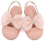 Babywalker Γαλλικό Σαμπό με Φιόγκο Οργάντζας BW4883 Ροζ - Image 2