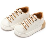 Babywalker Sneaker με Δίχρωμο Κορδόνι EXC5294 Λευκό Μπεζ - Image 3