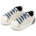 Babywalker Sneaker με Δίχρωμο Κορδόνι EXC5294 Λευκό Μπλε - Image 3