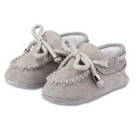 Babywalker Καστόρινο Δετό Loafer Αγκαλιάς MI1116 Γκρι - Image 3
