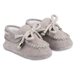 Babywalker Καστόρινο Δετό Loafer Αγκαλιάς MI1116 Γκρι