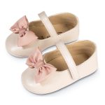 Babywalker Γοβάκι Αγκαλιάς MI1646 Εκρού Ροζ - Image 2