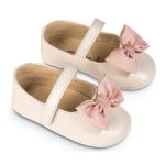 Babywalker Γοβάκι Αγκαλιάς MI1646 Εκρού Ροζ