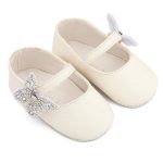 Babywalker Γοβάκι Αγκαλιάς με Πεταλούδες MI1658 Λευκό