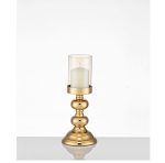 Σετ μεταλλικά κηροπήγια χρυσά - Image 2