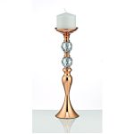 Σετ μεταλλικά κηροπήγια χρυσά - Image 3