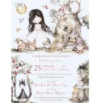 Προσκλητήριο βάπτισης με θέμα Χιονάτη