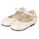 Babywalker Γαλλικό Γοβάκι με Λουλούδια BW4503 Λευκό - Image 4