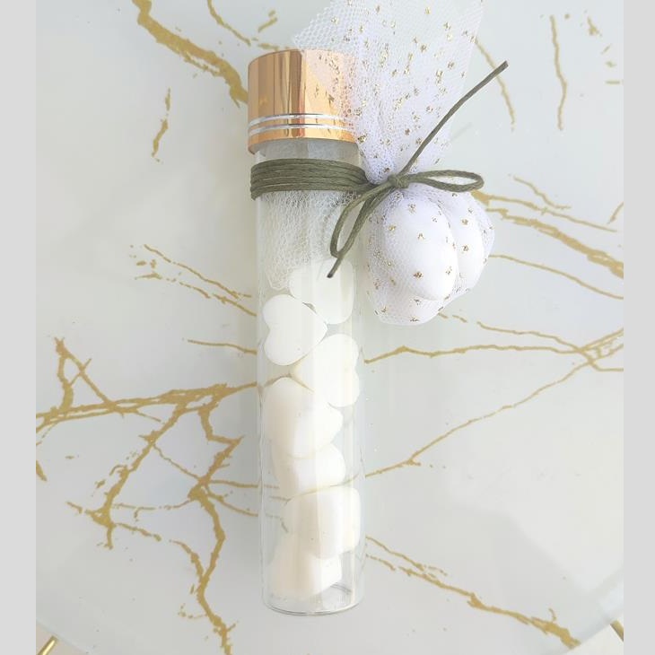 IMG_20260214_124026 (Copy) Μπομπονιέρα γυάλινος σωλήνας με wax melts - Image 1