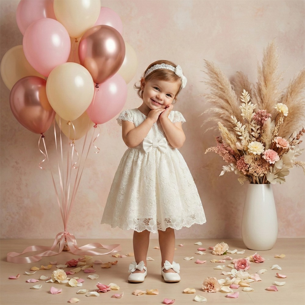 Φ-2609 Βαπτιστικό Φόρεμα Lollipop