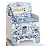 σετ βάπτισης vintage αυτοκίνητο Jeep