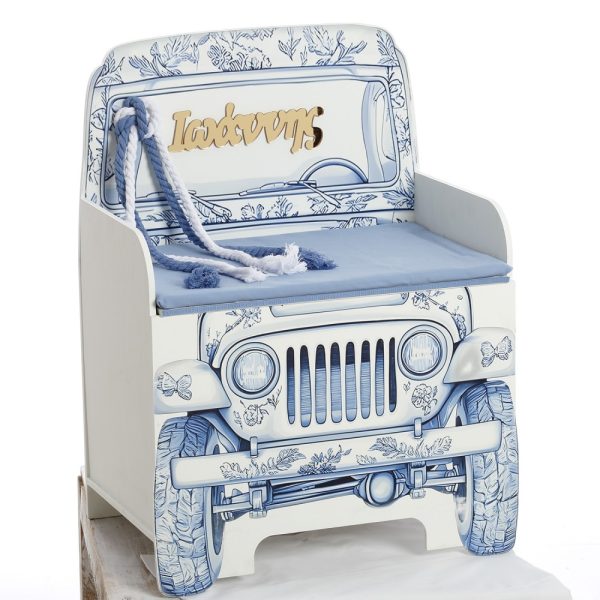 σετ βάπτισης vintage αυτοκίνητο Jeep